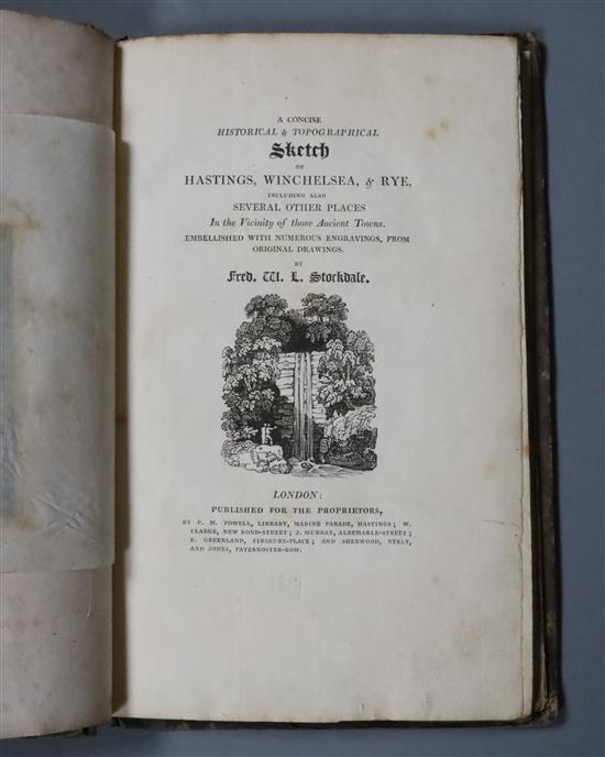 HASTINGS, WINCHELSEA, ETC: Stockdale, Frederick - A concise historical & topographical sketch of Hastings, Winchelsea, & Rye,
